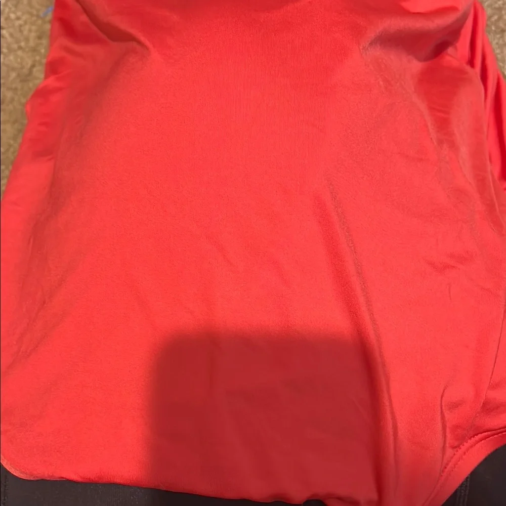 Merona Red Women's One Piece Swimsuit - Picture 13 of 13